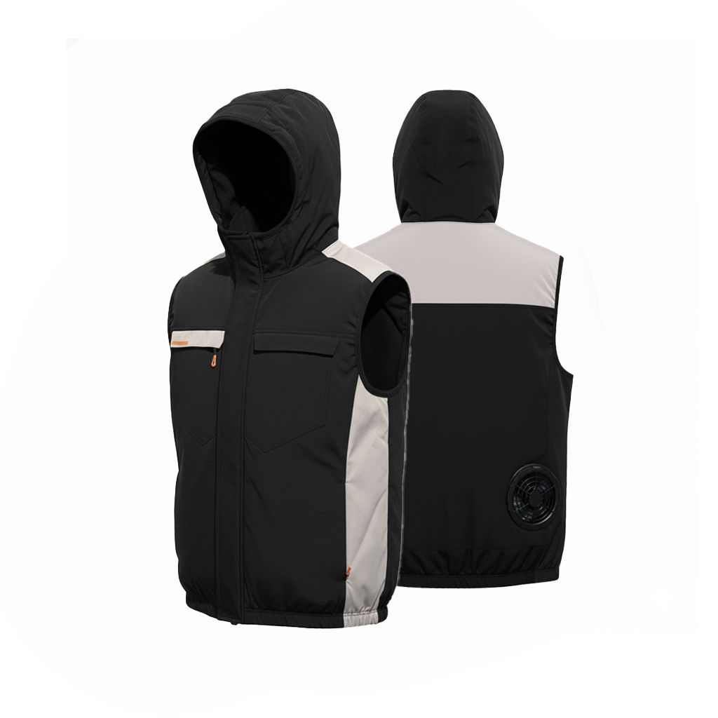Lightweight Hooded Air-Conditioned Vest
